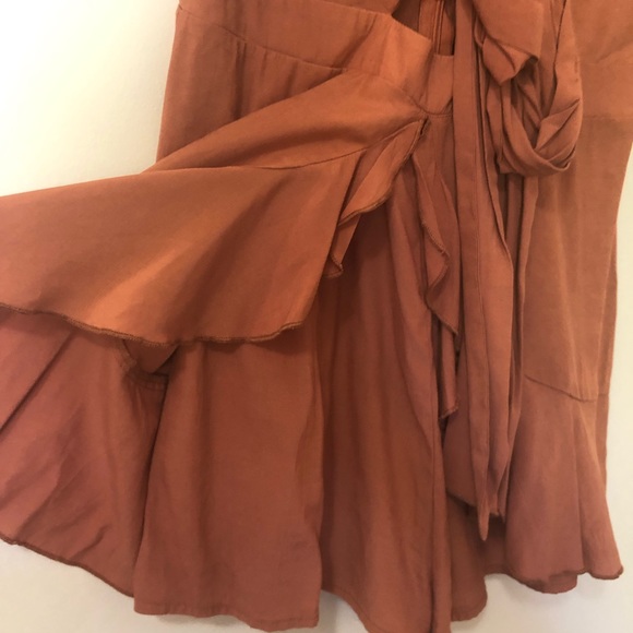 Ally brown short playsuit / romper size 8 - Picture 5 of 11